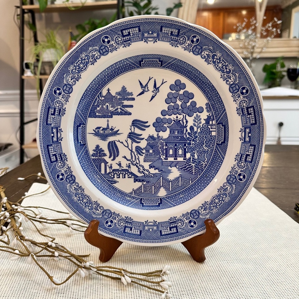 Spode‎ England Blue Room Collection "Willow" 1 Piece 10" Plate Vintage